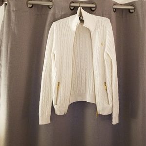 Ralph Lauren Zip Up Cardigan